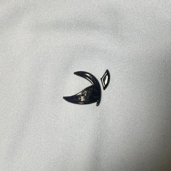 Glyder Light Blue Laser Cut Leggings - Picture 6 of 6